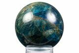Bright Blue Apatite Sphere - Madagascar #334026-1